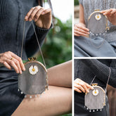 Chainmail Bag for Women – Stainless Steel Metal Mesh Evening Purse Handbag